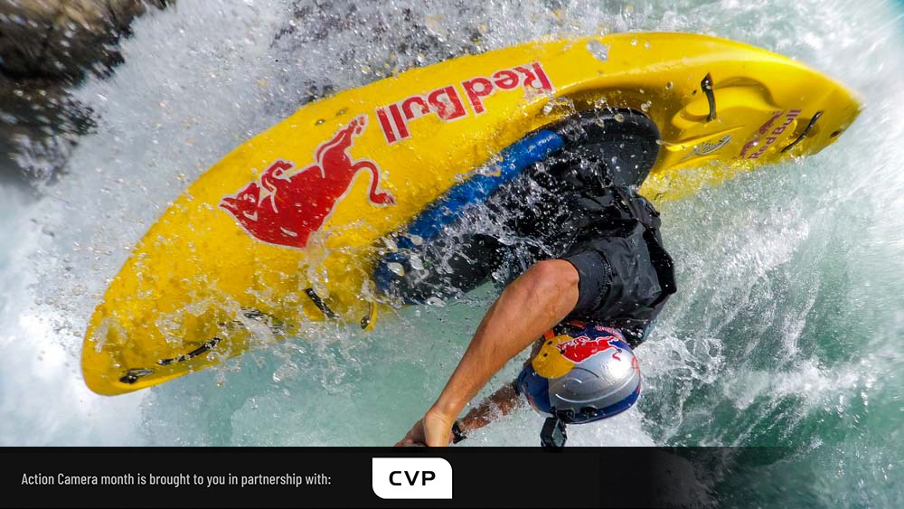 Aniol Serrasolses takes flight. Image: GoPro.