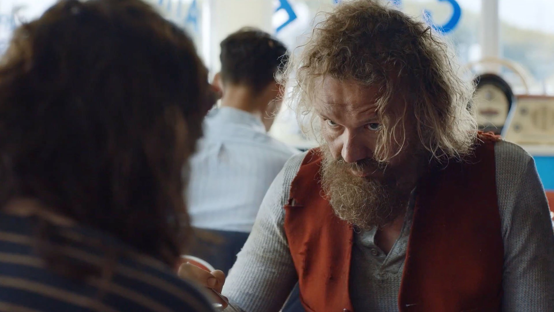 A scene from Above The Clouds, Dir: Leon Chambers, DP: Neil Oseman.